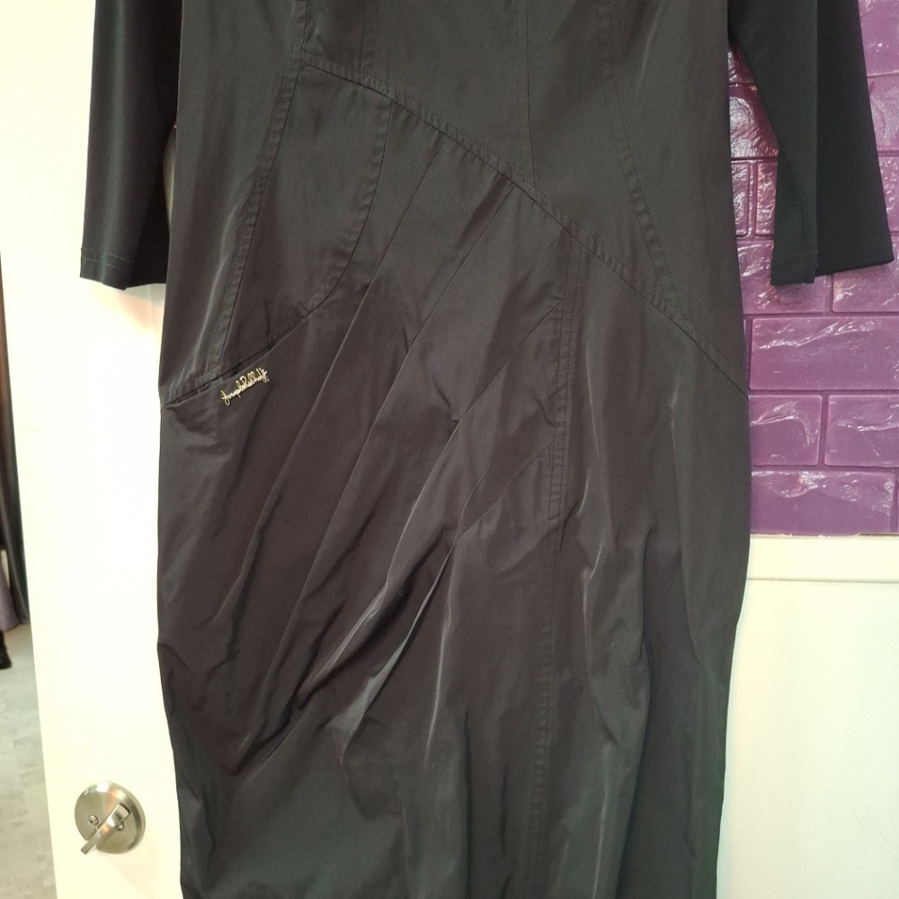 Joseph Ribkoff black dress size 8 - Picture 3 of 9